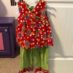 Toddler girls 2T outfit set